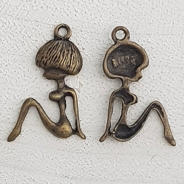 Breloque Enfant N&deg;50 Fille Bronze