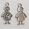 Breloque Enfant N&deg;55 Fille Argent