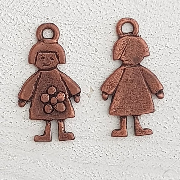 Breloque Enfant N&deg;55 Fille Bronze