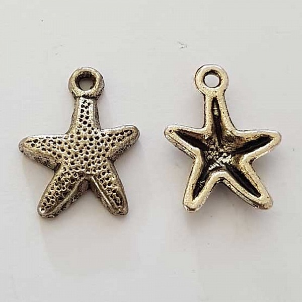 Breloque Etoile De Mer N&deg;08 Argent