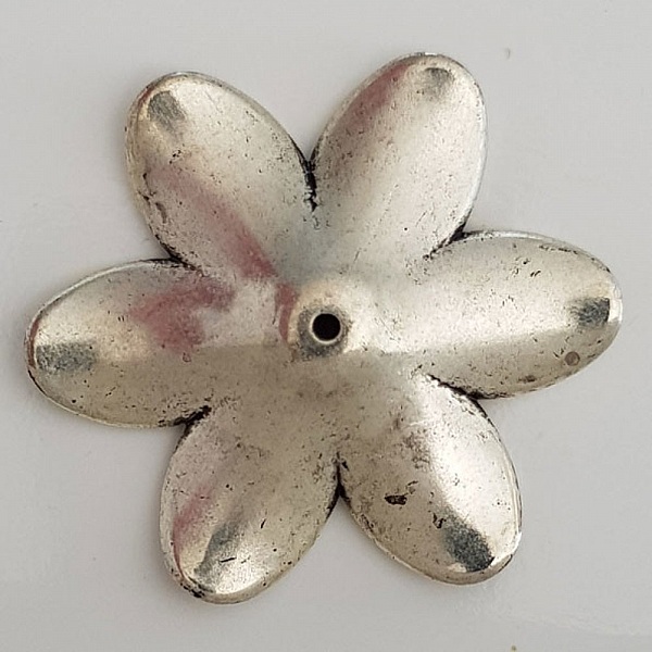 Breloque Fleur CCB N&deg;002 Argent