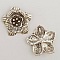 Breloque Fleur M&eacute;tal N&deg;013 Argent