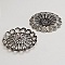 Breloque Fleur M&eacute;tal N&deg;026 Argent