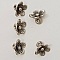 Breloque Fleur M&eacute;tal N&deg;038 Argent