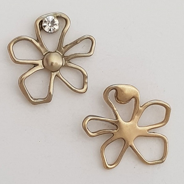 Breloque Fleur M&eacute;tal N&deg;057