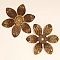 Breloque Fleur M&eacute;tal N&deg;058 Bronze