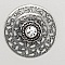 Breloque Fleur M&eacute;tal N&deg;060 Argent