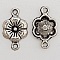 Breloque Fleur M&eacute;tal N&deg;068 Argent