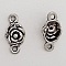 Breloque Fleur M&eacute;tal N&deg;069 Argent