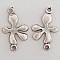 Breloque Fleur M&eacute;tal N&deg;076 Argent