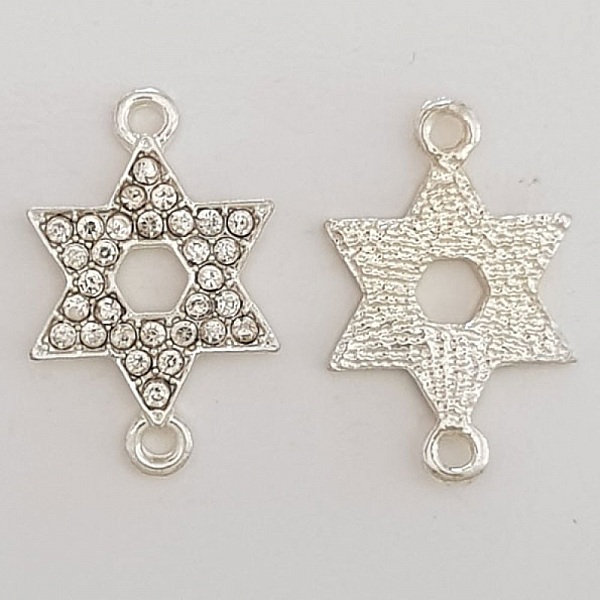 Breloque Fleur M&eacute;tal N&deg;080 Argent