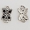 Breloque Fleur M&eacute;tal N&deg;081 Argent