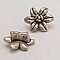 Breloque Fleur M&eacute;tal N&deg;083 Argent