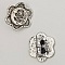 Breloque Fleur M&eacute;tal N&deg;084 Argent