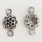 Breloque Fleur M&eacute;tal N&deg;086 Argent