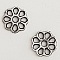 Breloque Fleur M&eacute;tal N&deg;087 Argent
