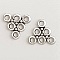 Breloque Fleur M&eacute;tal N&deg;088 Argent