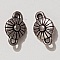 Breloque Fleur M&eacute;tal N&deg;093 Argent