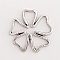 Breloque Fleur M&eacute;tal N&deg;095 Argent