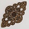 Breloque Fleur M&eacute;tal N&deg;097 Estampe Bronze