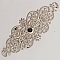 Breloque Fleur M&eacute;tal N&deg;098 Estampe Argent