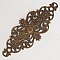 Breloque Fleur M&eacute;tal N&deg;098 Estampe Bronze