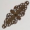 Breloque Fleur M&eacute;tal N&deg;098 Estampe Bronze
