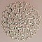 Breloque Fleur M&eacute;tal N&deg;102 Estampe Argent