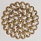 Breloque Fleur M&eacute;tal N&deg;102 Estampe Bronze