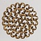 Breloque Fleur M&eacute;tal N&deg;102 Estampe Bronze