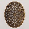 Breloque Fleur M&eacute;tal N&deg;103 Estampe Bronze