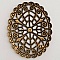 Breloque Fleur M&eacute;tal N&deg;103 Estampe Bronze