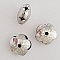 Breloque Fleur M&eacute;tal N&deg;114 Argent