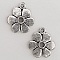 Breloque Fleur M&eacute;tal N&deg;115 Argent