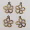 Breloque Fleur M&eacute;tal N&deg;116 Bronze