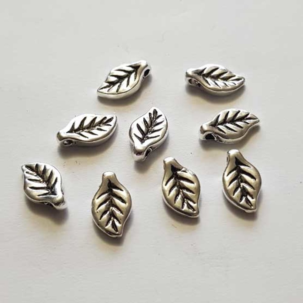 Breloque Fleur M&eacute;tal N&deg;121 Argent