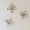 Breloque Fleur M&eacute;tal N&deg;157 Argent
