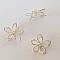 Breloque Fleur M&eacute;tal N&deg;158 Argent