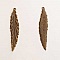 Breloque Fleur M&eacute;tal N&deg;166 Bronze
