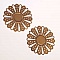 Breloque Fleur M&eacute;tal N&deg;170 Bronze