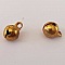 Breloque Grelot Dor&eacute; 6 x 8 mm N&deg;19 x 2 pi&egrave;ces