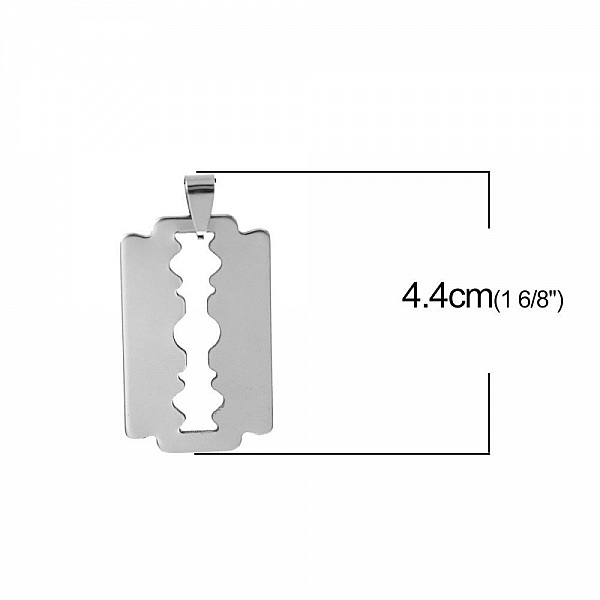 Breloque Lame en acier 304 Inoxydable