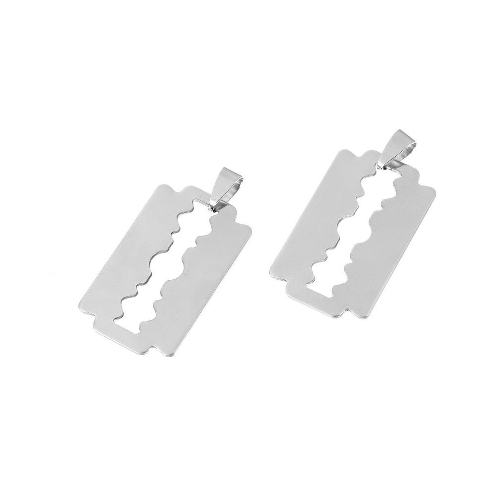 Breloque Lame en acier 304 Inoxydable
