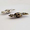 Breloque Lapin N&deg;03 Lot de 2 pi&egrave;ces
