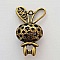 Breloque Lapin N&deg;04 Bronze