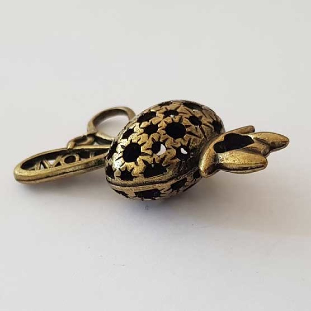 Breloque Lapin N&deg;04 Bronze