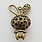 Breloque Lapin N&deg;04 Bronze