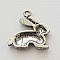 Breloque Lapin N&deg;06 Argent