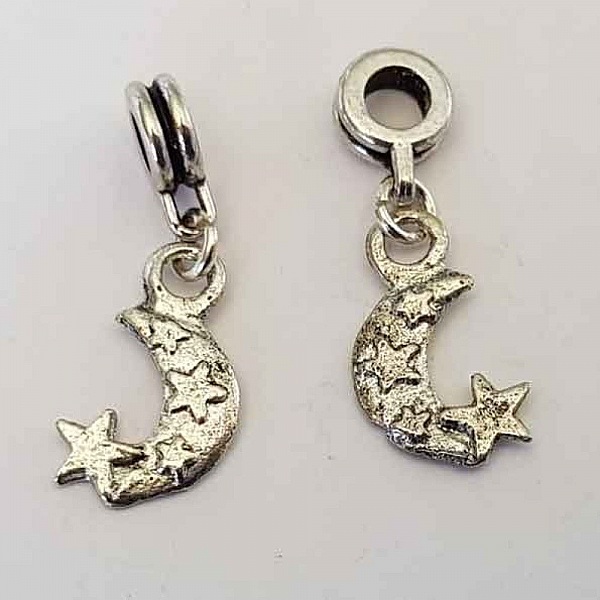 Breloque Lune N&deg;01 x 10