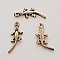 Breloque L&eacute;zard N&deg;04 Argent